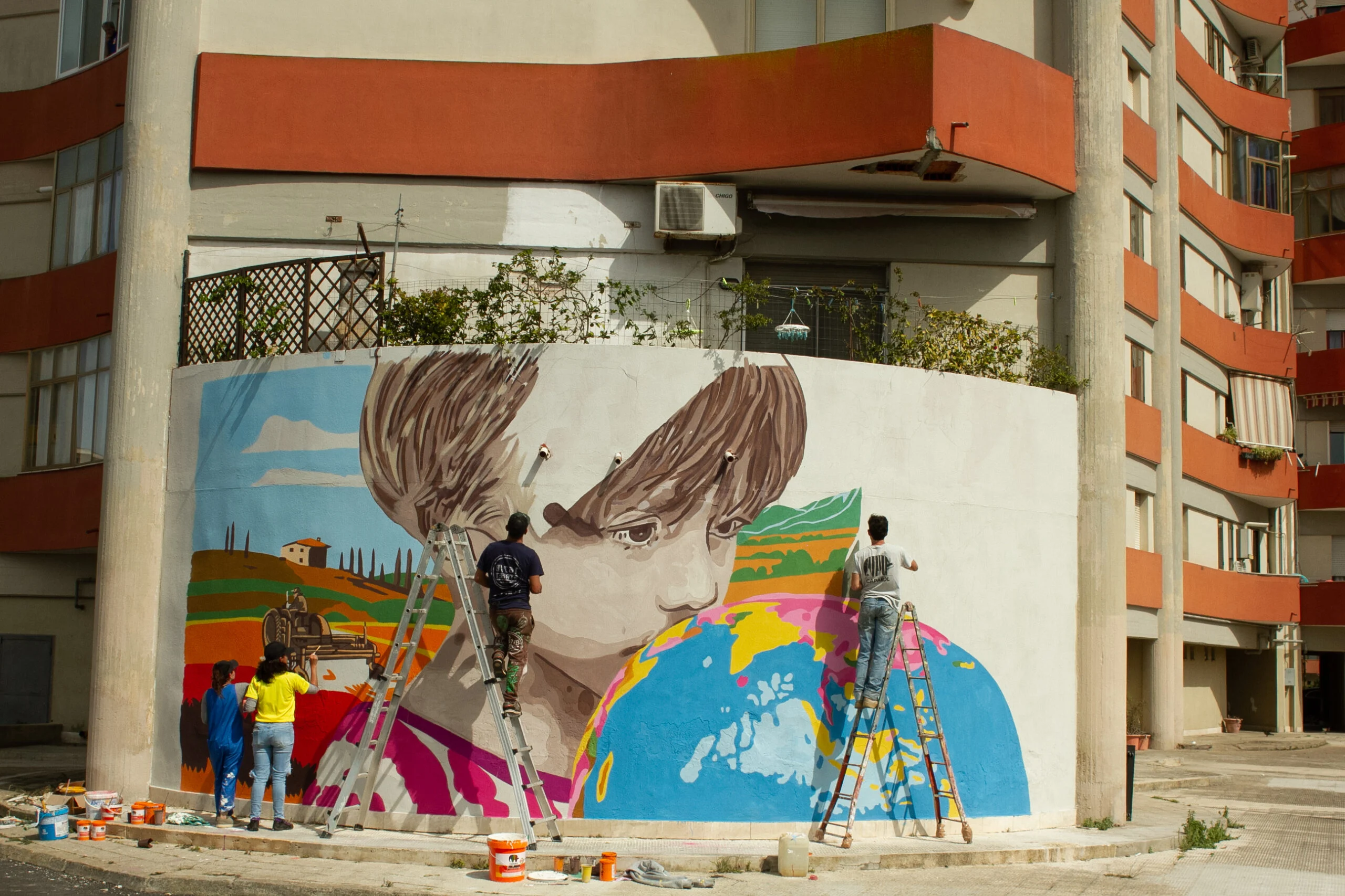 street art murales realizzato con vernice antismog