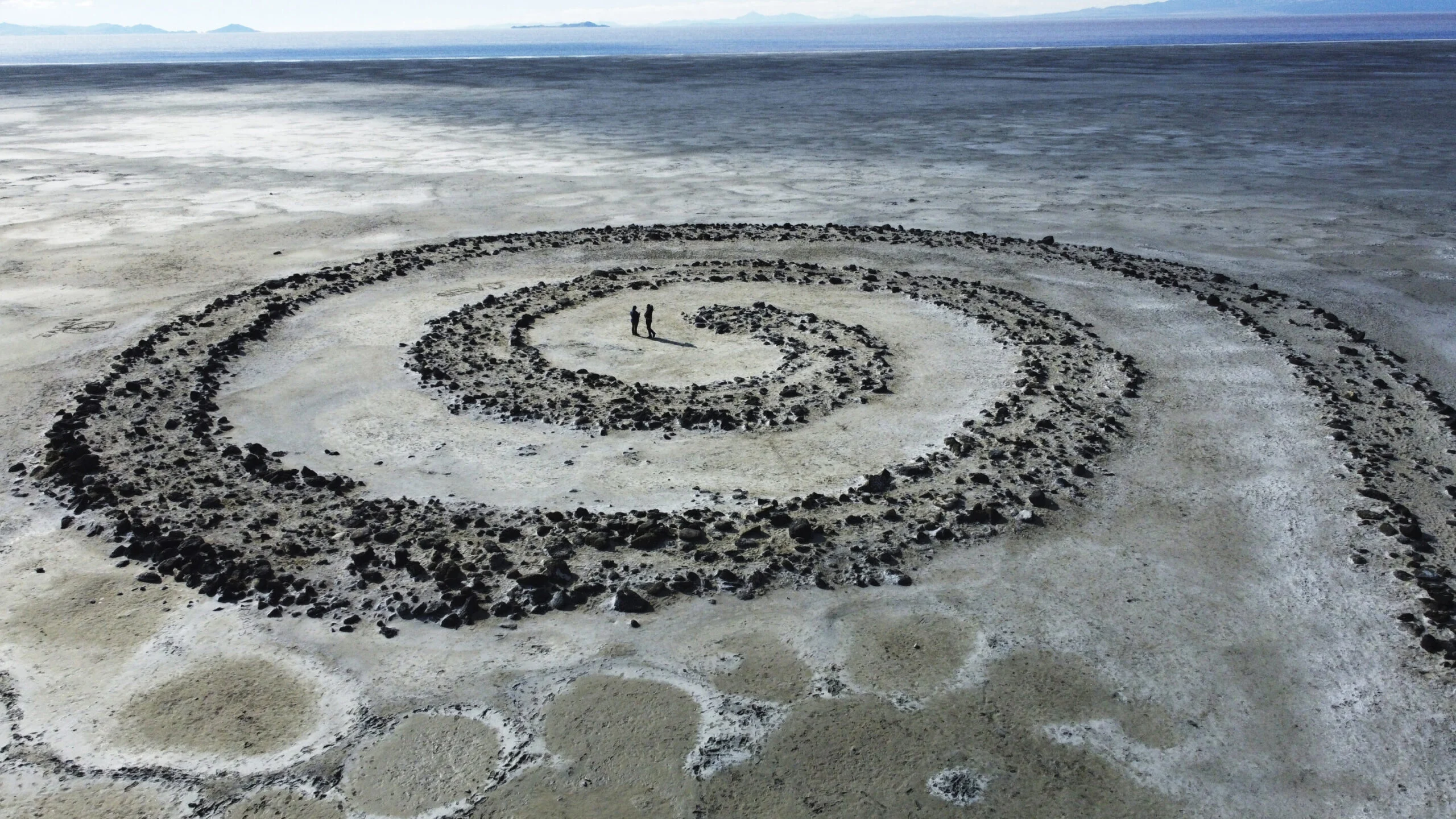 land art Spiral Jetty