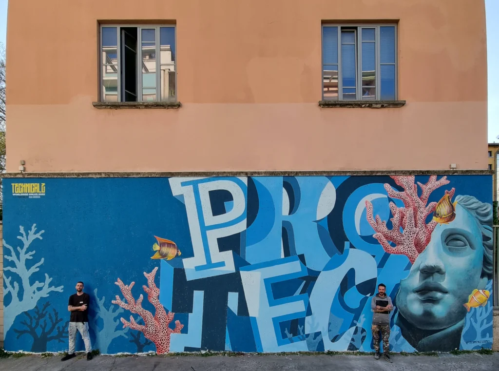Inaugurazione del murales