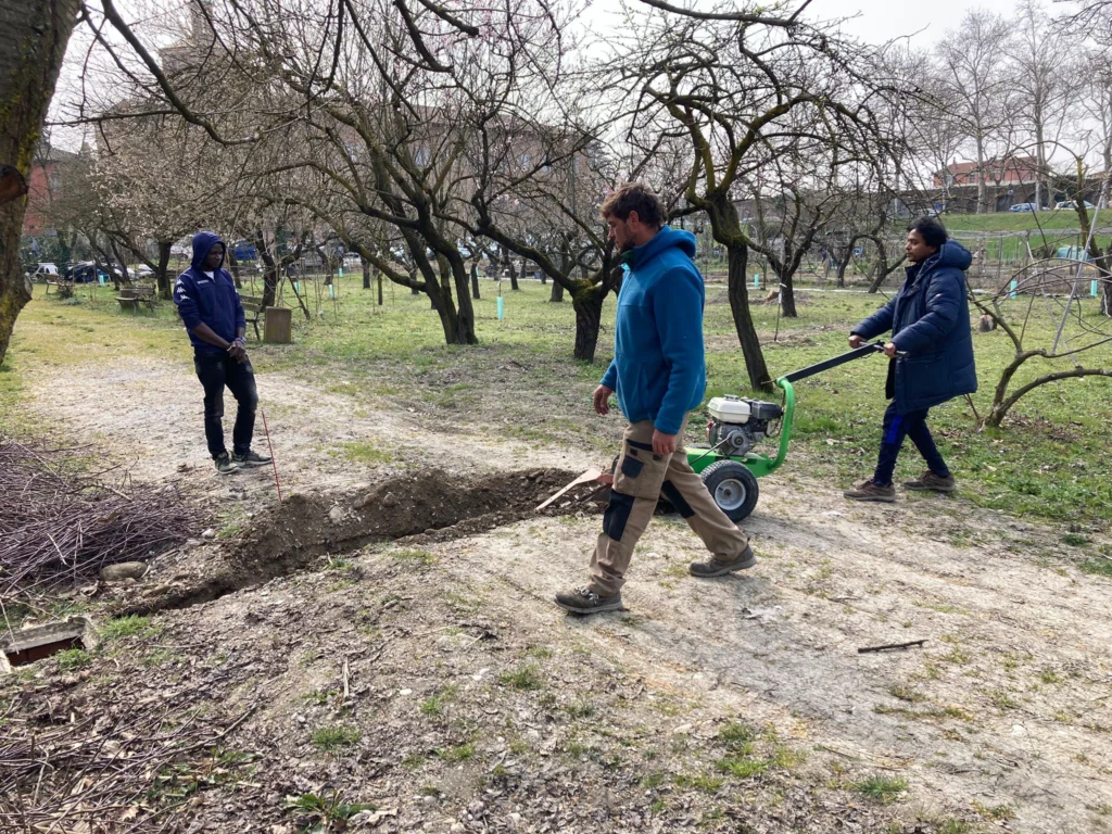 Arriva l'impianto di irrigazione