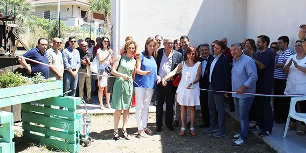 Il momento dell'inaugurazione ufficiale